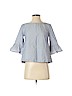 Madewell 100% Cotton Blue 3/4 Sleeve Blouse Size XXS - photo 1