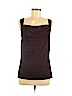 Alfani Black Sleeveless Silk Top Size M (petite) - photo 1