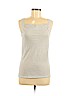Alfani Gray Sleeveless Silk Top Size M (petite) - photo 1