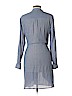 Lucky Brand Blue Casual Dress Size L - photo 2