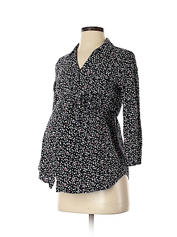 Two Hearts Maternity 3/4 Sleeve Blouse (view 1)