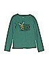 Life Is Good 100% Cotton Green Long Sleeve T-Shirt Size 7 - 8 - photo 1