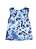 Justice Blue Sleeveless T-Shirt Size 6 - photo 2