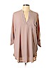Lush 100% Polyester Pink 3/4 Sleeve Blouse Size L - photo 1