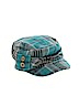 Mudd Checkered-gingham Blue Hat One size - photo 1