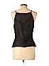 Armani Collezioni 100% Polyester Black Sleeveless Blouse Size 12 - photo 2