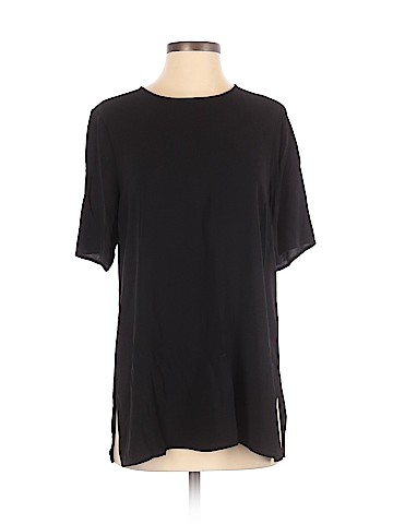 Eileen Fisher Short Sleeve Silk Top (view 1)