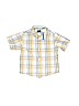 Carter's 100% Cotton Yellow Short Sleeve Button-Down Shirt Size 2T - photo 1