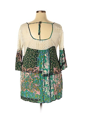 Umgee 3/4 Sleeve Blouse (view 2)