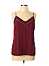 Naked Zebra 100% Polyester Burgundy Sleeveless Blouse Size L - photo 1
