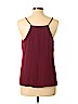 Naked Zebra 100% Polyester Burgundy Sleeveless Blouse Size L - photo 2