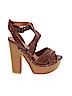 Qupid Brown Heels Size 7 - photo 1