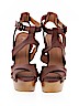 Qupid Brown Heels Size 7 - photo 2