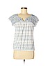Lucky Brand 100% Cotton Blue Short Sleeve Top Size M - photo 1