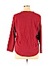 St. John's Bay 100% Polyester Red Pullover Sweater Size XL (petite) - photo 2