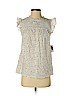 Old Navy Ivory Short Sleeve Blouse Size S - photo 1