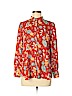 Ann Taylor LOFT 100% Polyester Red Long Sleeve Blouse Size M (petite) - photo 1
