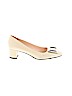 Prada 100% Patent Leather Ivory Heels Size EU 38 - photo 1