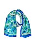 Oscar De La Renta Floral Blue Scarf One size - photo 1