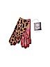 Maison Fabre 100% Leather Animal Print Tan Gloves Size 7 - photo 1