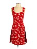 Newport News 100% Polyester Red Casual Dress Size 6 (petite) - photo 1