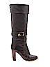 Chloé 100% Leather Brown Boots Size EU 38 1/2 - photo 1