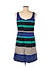 Ann Taylor LOFT Blue Casual Dress Size 8 (petite) - photo 2