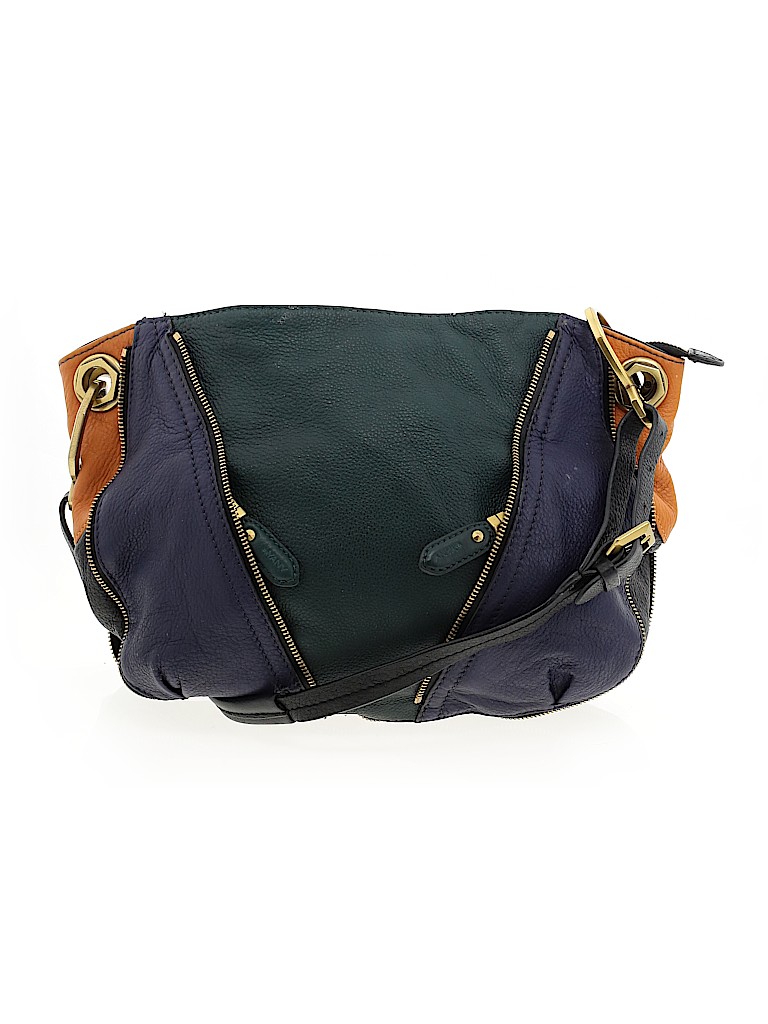 Oryany Purple Leather Crossbody Bag One size - photo 1
