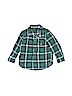 Baby Gap 100% Cotton Green Long Sleeve Button-Down Shirt Size 18-24 mo - photo 1