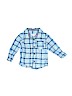 Cat & Jack 100% Cotton Blue Long Sleeve Button-Down Shirt 9-12 MO / 12 MO - photo 1