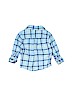 Cat & Jack 100% Cotton Blue Long Sleeve Button-Down Shirt 9-12 MO / 12 MO - photo 2