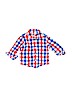 Janie and Jack 100% Cotton Blue Long Sleeve Button-Down Shirt Size 12-18 mo - photo 1