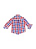 Janie and Jack 100% Cotton Blue Long Sleeve Button-Down Shirt Size 12-18 mo - photo 2