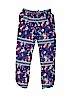 Iz Byer 100% Rayon Floral Purple Casual Pants Size S (youth) - photo 1