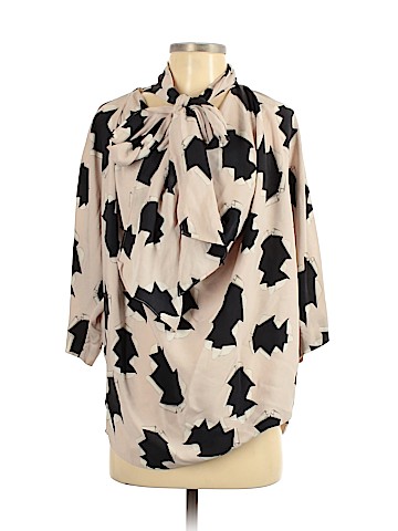 Diane von Furstenberg 3/4 Sleeve Silk Top (view 1)