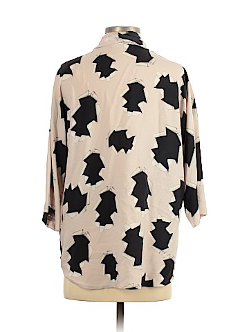 Diane von Furstenberg 3/4 Sleeve Silk Top (view 2)