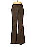 Faconnable 100% Leather Brown Leather Pants Size 12 - photo 1