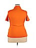 Tory Burch 100% Cotton Orange Short Sleeve Polo Size XL - photo 2