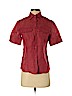 Loro Piana 100% Linen Flax Red Short Sleeve Button-Down Shirt Size EU (IT) 40 / US 4 - photo 1
