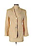 Max Mara 100% Linen Tan Blazer Size 2 - photo 1
