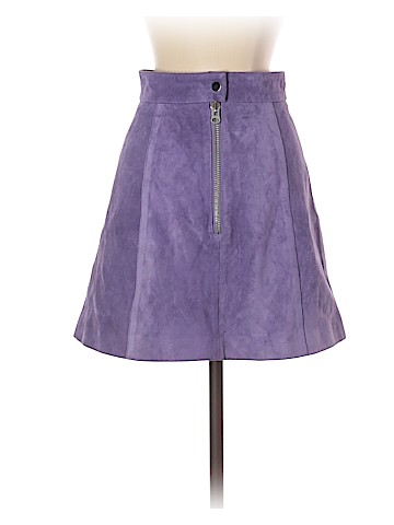 H&M Leather Skirt (view 2)