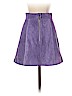 H&M 100% Leather Purple Leather Skirt Size 4 - photo 2