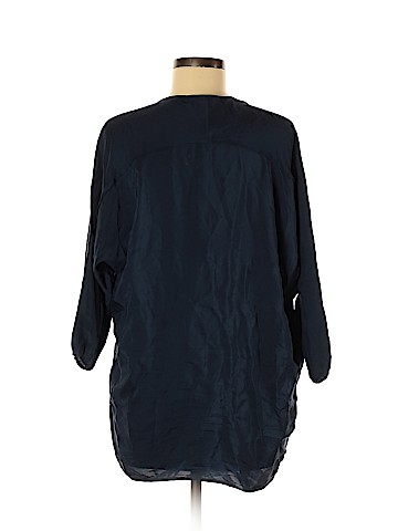Vince. 3/4 Sleeve Silk Top (view 2)