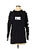 Victoria's Secret Pink 100% Cotton Black Sweatshirt Size XS - photo 1