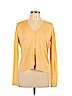 Loro Piana Yellow Cashmere Cardigan Size EU (IT) 46 / US 10 - photo 1