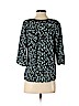 Ann Taylor Factory 100% Polyester Blue 3/4 Sleeve Blouse Size XXS (petite) - photo 2