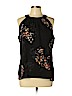 Violet & Claire 100% Polyester Black Sleeveless Blouse Size L - photo 1