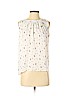 Ann Taylor LOFT 100% Polyester White Sleeveless Blouse Size S (petite) - photo 1