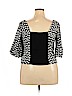 ELOQUII Black 3/4 Sleeve Blouse Size 20 - photo 2