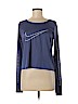 Nike 100% Polyester Blue Active T-Shirt Size M - photo 1
